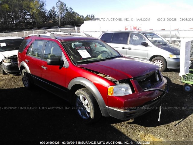 1FMZK01176GA47692 - 2006 FORD FREESTYLE SE RED photo 1