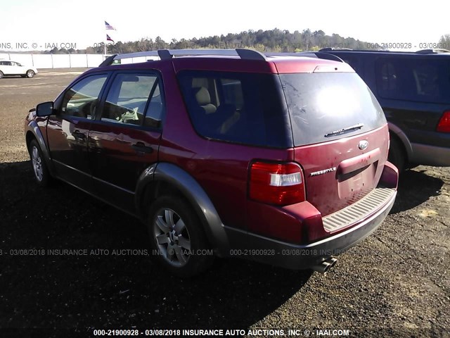 1FMZK01176GA47692 - 2006 FORD FREESTYLE SE RED photo 3