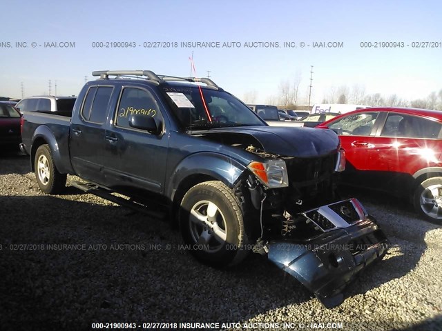 1N6AD09W28C424660 - 2008 NISSAN FRONTIER CREW CAB LE/SE/OFF ROAD BLUE photo 1