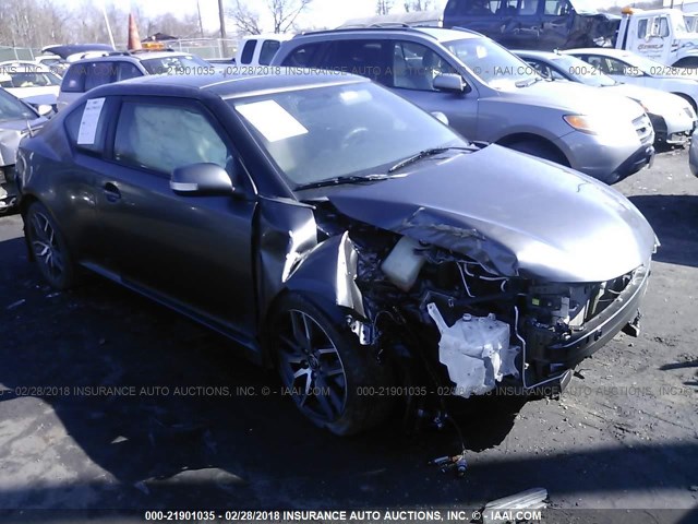 JTKJF5C79FJ012684 - 2015 TOYOTA SCION TC 灰色 照片 1