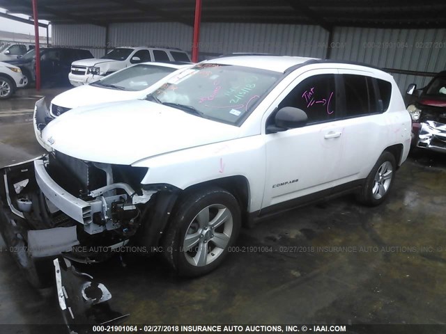 1C4NJCEA3CD646765 - 2012 JEEP COMPASS LATITUDE 白色 照片 2