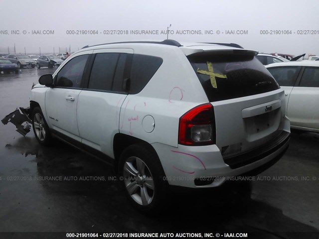 1C4NJCEA3CD646765 - 2012 JEEP COMPASS LATITUDE 白色 照片 3