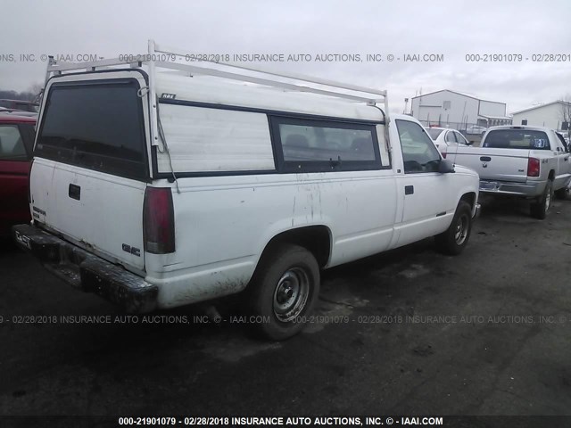 1GTEC14W9WZ546074 - 1998 GMC SIERRA C1500 WHITE photo 4