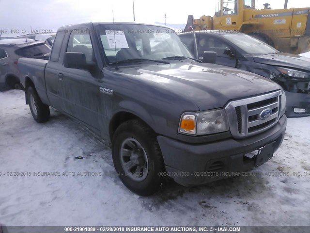 1FTYR14D29PA42735 - 2009 FORD RANGER SUPER CAB GRAY photo 1