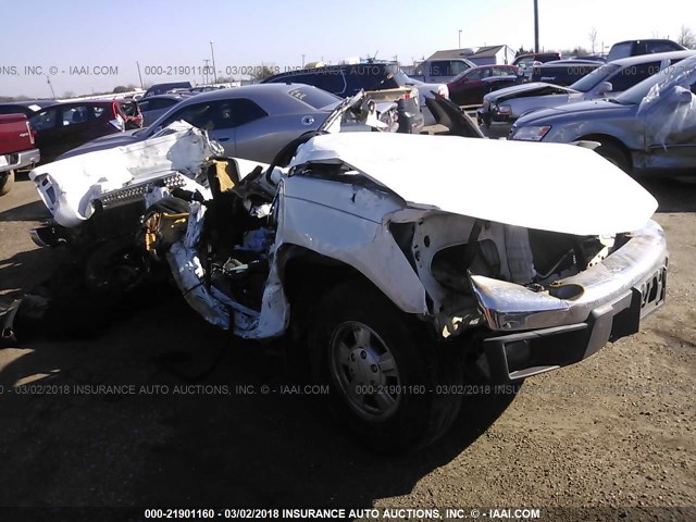 1GCCS339688228441 - 2008 CHEVROLET COLORADO LT WHITE photo 1