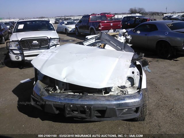 1GCCS339688228441 - 2008 CHEVROLET COLORADO LT WHITE photo 6