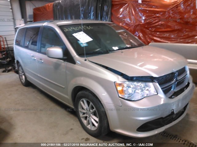 2C4RDGCG4DR800924 - 2013 DODGE GRAND CARAVAN SXT GOLD photo 1