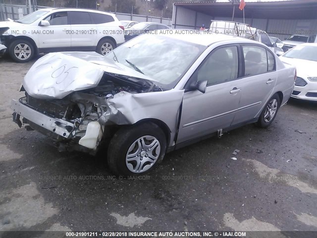 1G1ZS57F07F258799 - 2007 CHEVROLET MALIBU LS 银色 照片 2