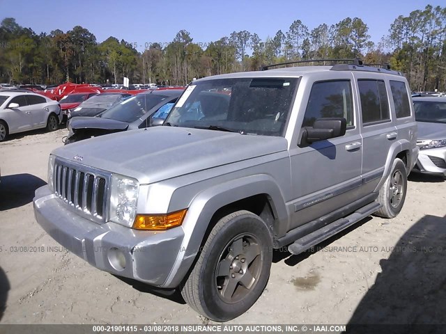 1J4RH4GT2AC158924 - 2010 JEEP COMMANDER SPORT Silber Foto 2