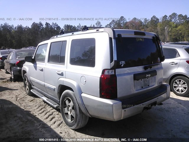 1J4RH4GT2AC158924 - 2010 JEEP COMMANDER SPORT Silber Foto 3
