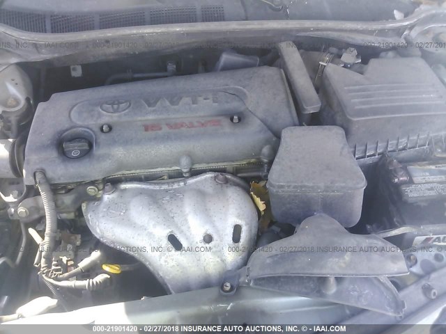 4T4BE46K07R008128 - 2007 TOYOTA CAMRY NEW GENERAT CE/LE/XLE/SE GREEN photo 10