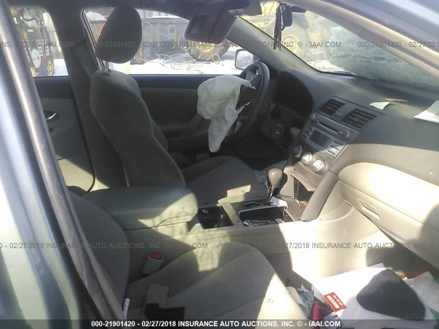 4T4BE46K07R008128 - 2007 TOYOTA CAMRY NEW GENERAT CE/LE/XLE/SE GREEN photo 5