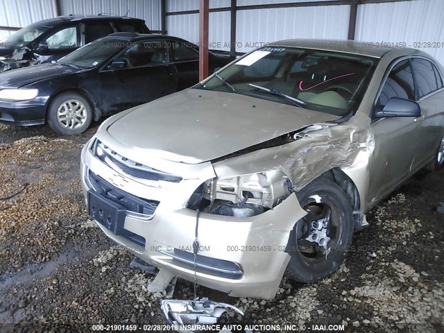 1G1ZG57B78F155847 - 2008 CHEVROLET MALIBU LS ოქროსფერი ფოტო 6