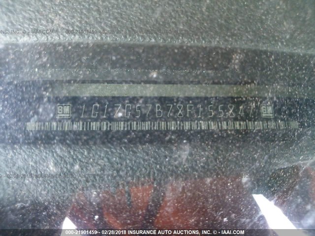 1G1ZG57B78F155847 - 2008 CHEVROLET MALIBU LS ოქროსფერი ფოტო 9