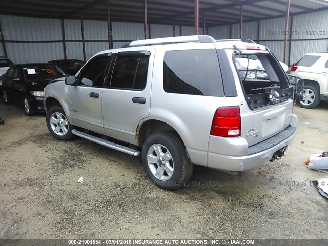 1FMZU73K85UB72208 - 2005 FORD EXPLORER XLT/XLT SPORT/NBX SILVER photo 3