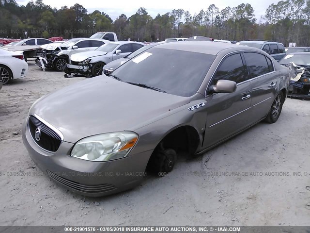 1G4HD57227U149892 - 2007 BUICK LUCERNE CXL GOLD photo 2