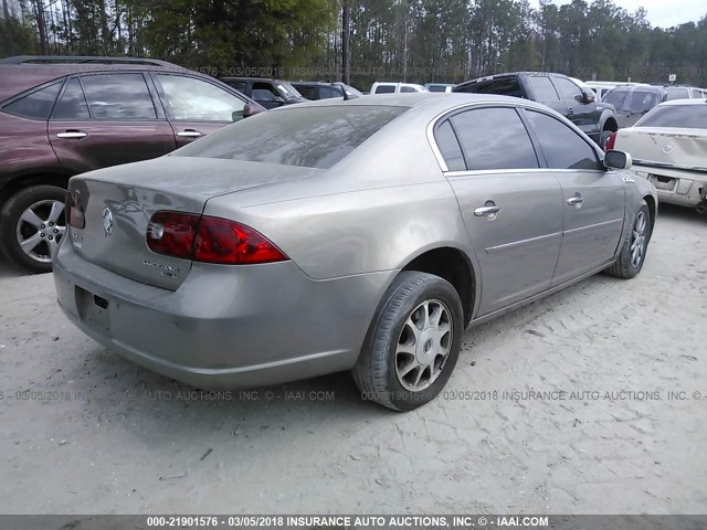 1G4HD57227U149892 - 2007 BUICK LUCERNE CXL GOLD photo 4