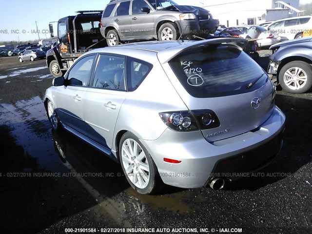 JM1BK34L681878546 - 2008 MAZDA SPEED 3 SILVER photo 3