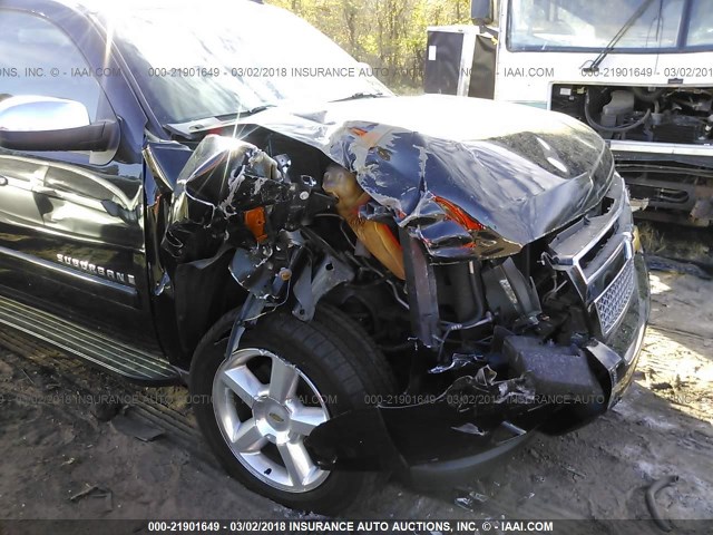 3GNFC16058G278695 - 2008 CHEVROLET SUBURBAN C1500  LS BLACK photo 6