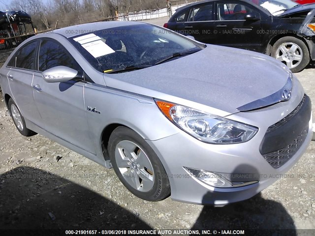 KMHEC4A46CA044942 - 2012 HYUNDAI SONATA HYBRID SILVER photo 1