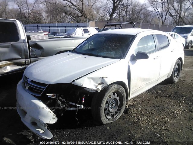 1B3BD4FB2BN523007 - 2011 DODGE AVENGER EXPRESS 白色 照片 2