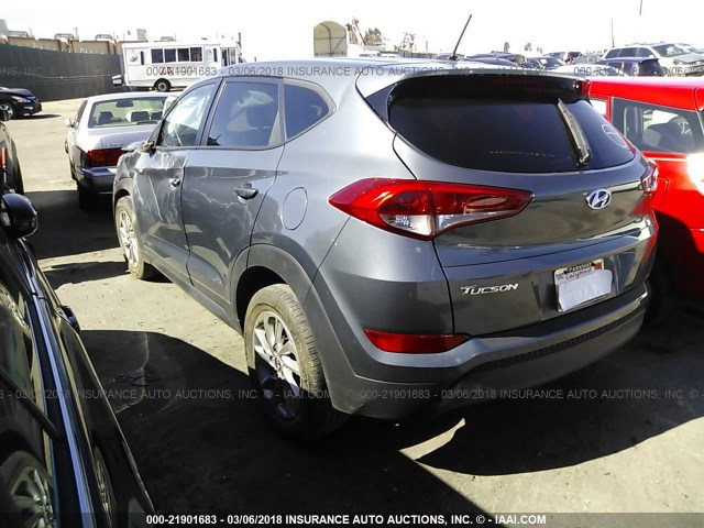 KM8J23A44GU097512 - 2016 HYUNDAI TUCSON SE GRAY photo 3