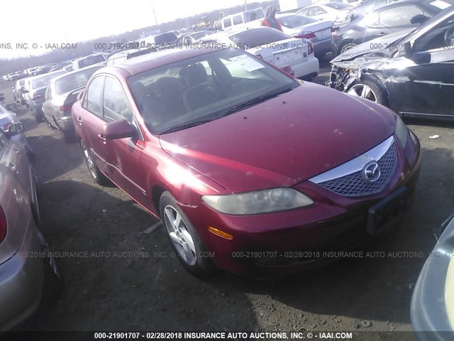 1YVFP80D535M17302 - 2003 MAZDA 6 S RED photo 1