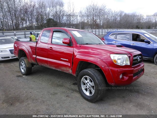 5TEUU42N16Z147197 - 2006 TOYOTA TACOMA ACCESS CAB Կարմիր լուսանկար 1
