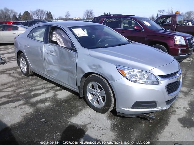 1G11C5SL5FU153161 - 2015 CHEVROLET MALIBU 1LT 银色 照片 1