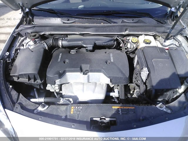 1G11C5SL5FU153161 - 2015 CHEVROLET MALIBU 1LT 银色 照片 10