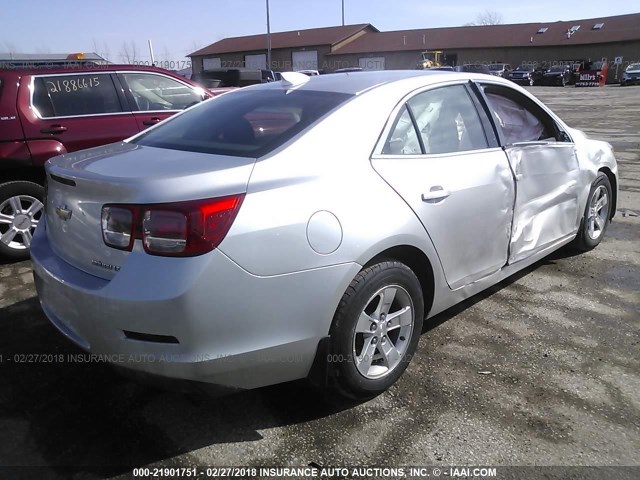 1G11C5SL5FU153161 - 2015 CHEVROLET MALIBU 1LT 银色 照片 4