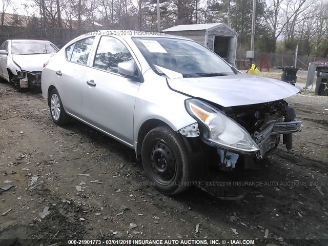 3N1CN7AP0GL915384 - 2016 NISSAN VERSA S/S PLUS/SV/SL SILVER photo 1