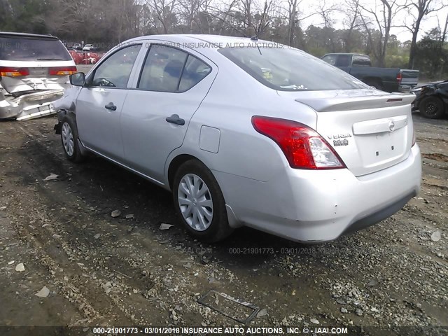 3N1CN7AP0GL915384 - 2016 NISSAN VERSA S/S PLUS/SV/SL SILVER photo 3