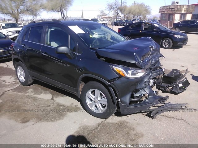 3GNCJLSB2HL274462 - 2017 CHEVROLET TRAX 1LT GRAY photo 1