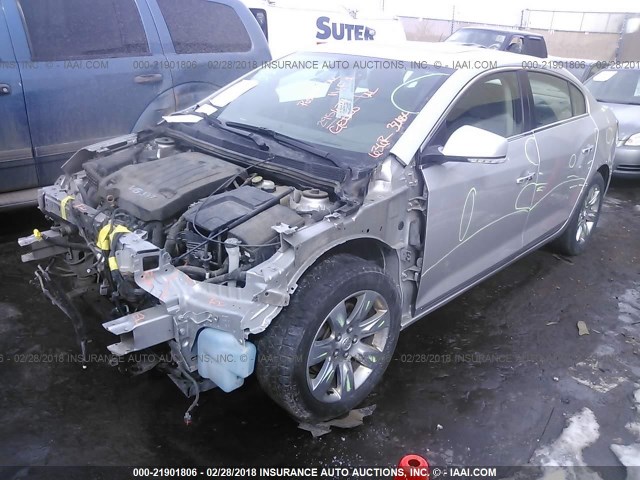 1G4GH5E39CF150029 - 2012 BUICK LACROSSE PREMIUM SILVER photo 2