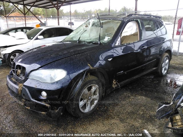 5UXFE43559L273830 - 2009 BMW X5 XDRIVE30I BLUE photo 2