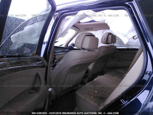 5UXFE43559L273830 - 2009 BMW X5 XDRIVE30I BLUE photo 8
