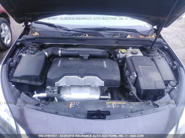 1G11C5SLXFF157453 - 2015 CHEVROLET MALIBU 1LT 紫色 照片 10