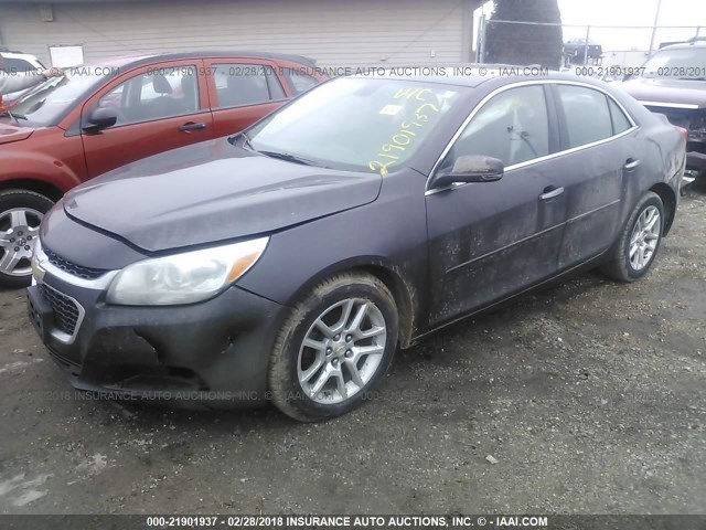 1G11C5SLXFF157453 - 2015 CHEVROLET MALIBU 1LT 紫色 照片 2