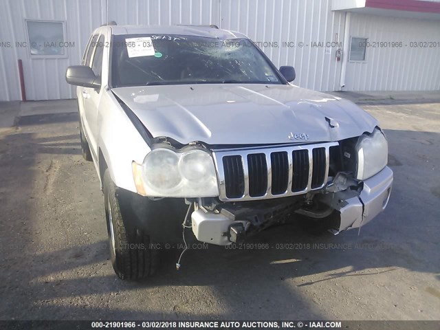 1J8HS48P37C549912 - 2007 JEEP GRAND CHEROKEE LAREDO/COLUMBIA/FREEDOM SILVER photo 6