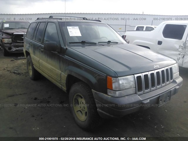 1J4GZ58S9WC356360 - 1998 JEEP GRAND CHEROKEE LAREDO/TSI GREEN photo 1