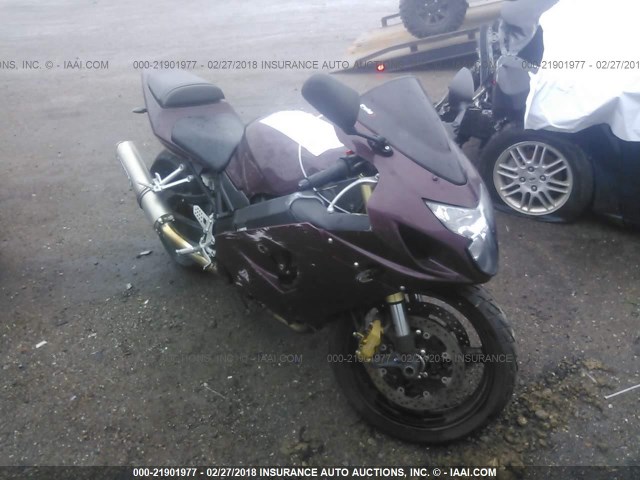 JS1GN7CA752101801 - 2005 SUZUKI GSX-R600 K PURPLE photo 1