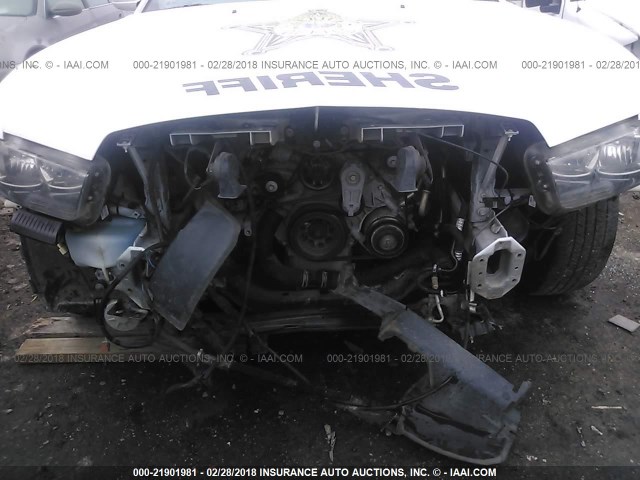 2C3CDXAT9EH180508 - 2014 DODGE CHARGER POLICE WHITE photo 6