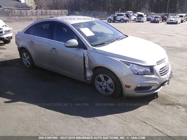 1G1PE5SB1G7117608 - 2016 CHEVROLET CRUZE LIMITED LT SILVER photo 1