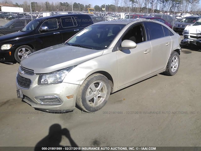 1G1PE5SB1G7117608 - 2016 CHEVROLET CRUZE LIMITED LT SILVER photo 2