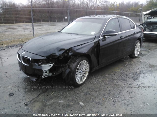 WBA3B5C52FP654376 - 2015 BMW 328 XI SULEV BLACK photo 2