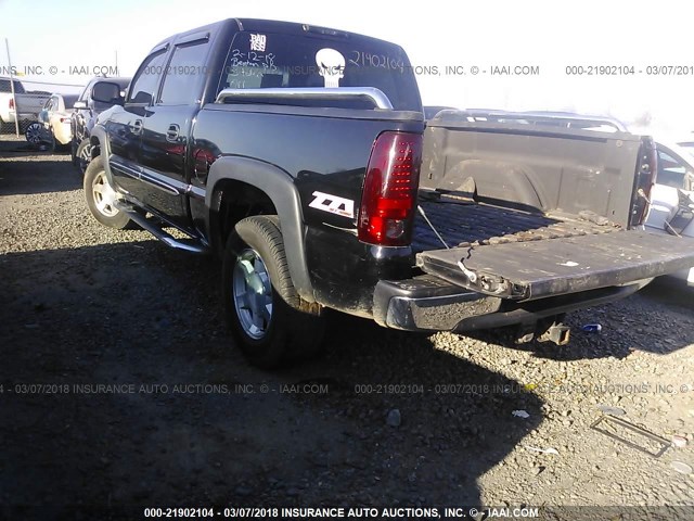 2GTEK13T351175320 - 2005 GMC NEW SIERRA K1500 BLACK photo 3