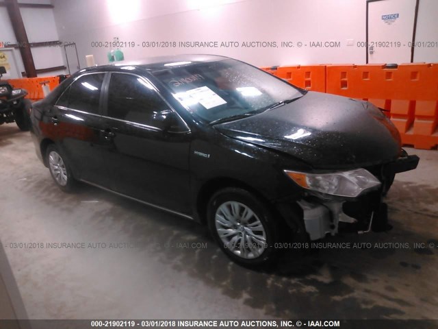 4T1BD1FK5CU053913 - 2012 TOYOTA CAMRY HYBRID/LE/XLE 黑色 照片 1