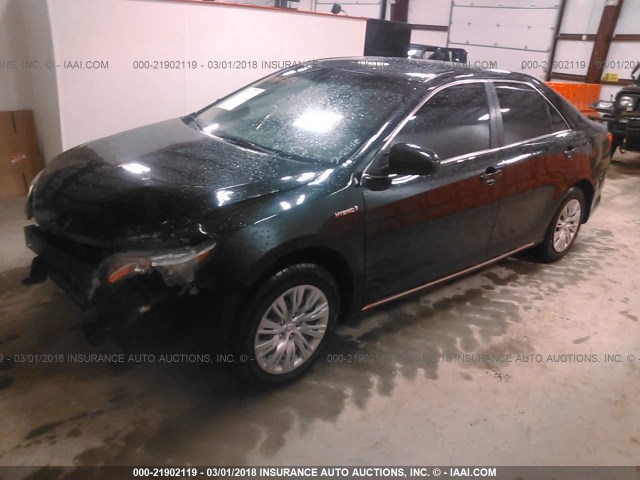 4T1BD1FK5CU053913 - 2012 TOYOTA CAMRY HYBRID/LE/XLE 黑色 照片 2