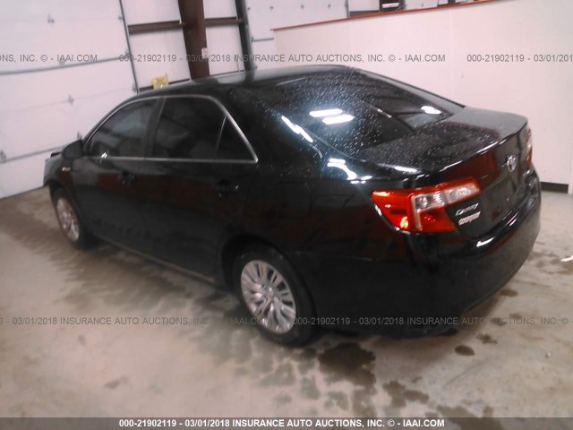 4T1BD1FK5CU053913 - 2012 TOYOTA CAMRY HYBRID/LE/XLE 黑色 照片 3